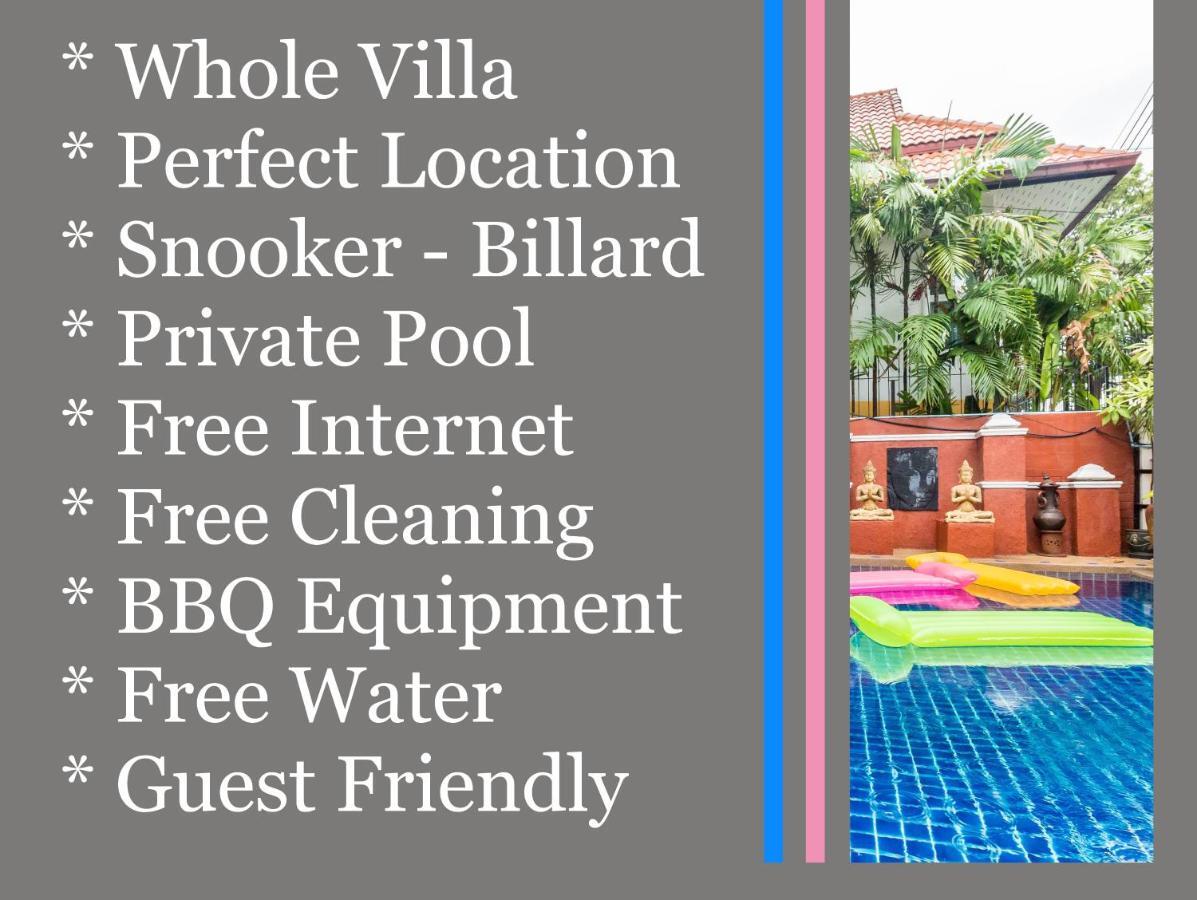 Madee Villa - Pattaya Holiday House Walking Street 6 Bedrooms Exteriör bild